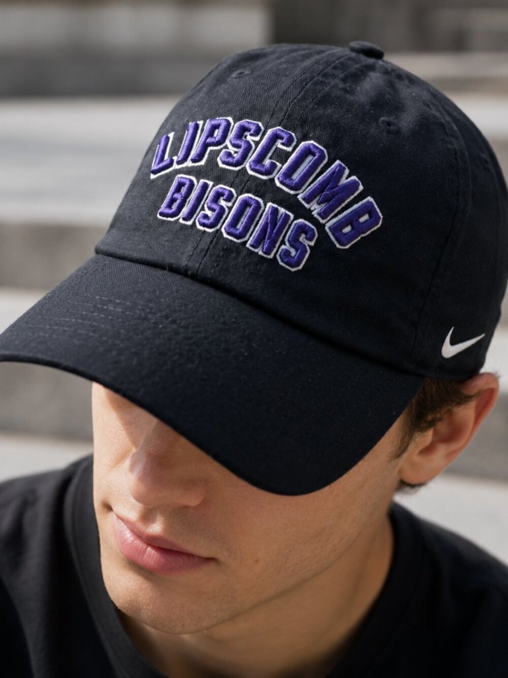 Nike Heritage 86 Lipscomb Bisons Hat Black Dri-FIT Adjustable Cap Unisex OSFA